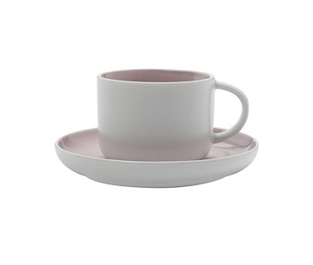 Чайная пара 0,25л. розовая Оттенки