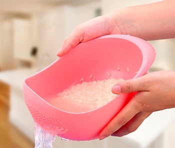 Дуршлаг для риса пластик, 25*20*14см.