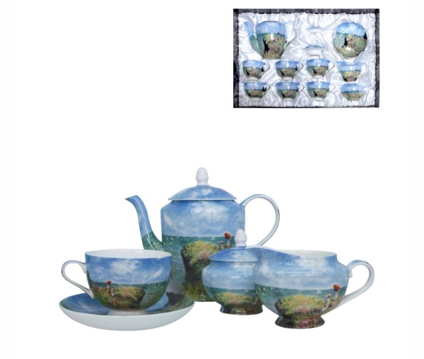 Сервиз чайный 15 предметов 6 персон Round Утес