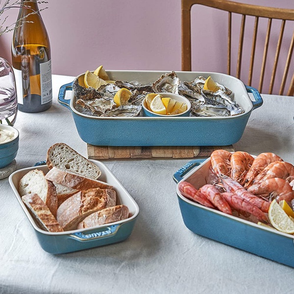 Лоток прямоугольный 20*16см бирюзовый